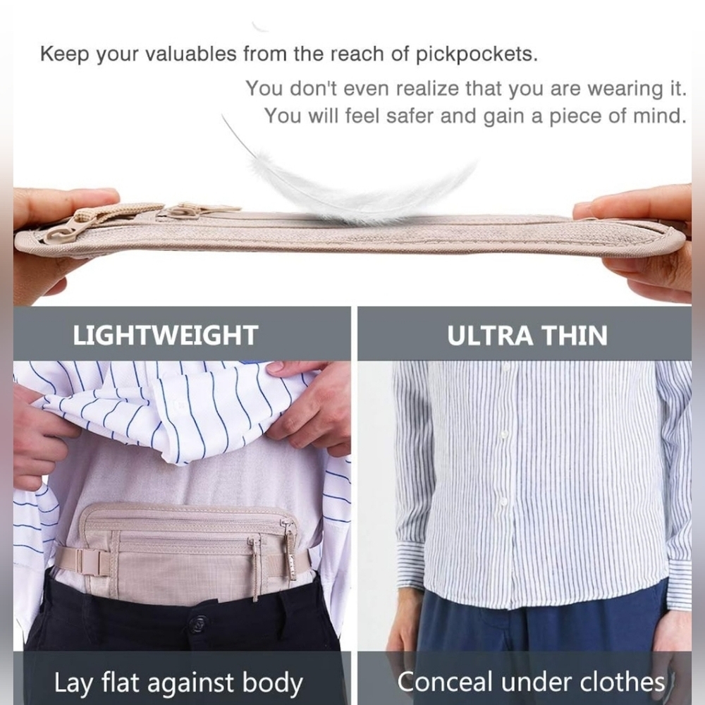 NEW Money Belt for Travel - Picture 7 of 7